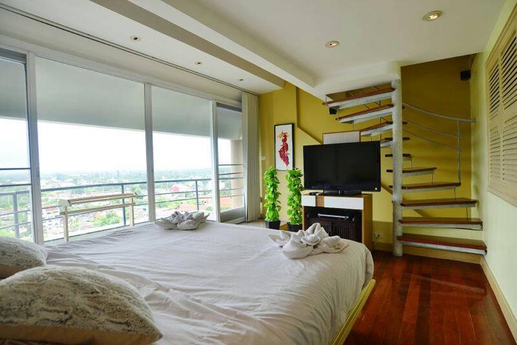Penthouse Galare Thong Tower Apartamento Chiang Mai Quarto foto
